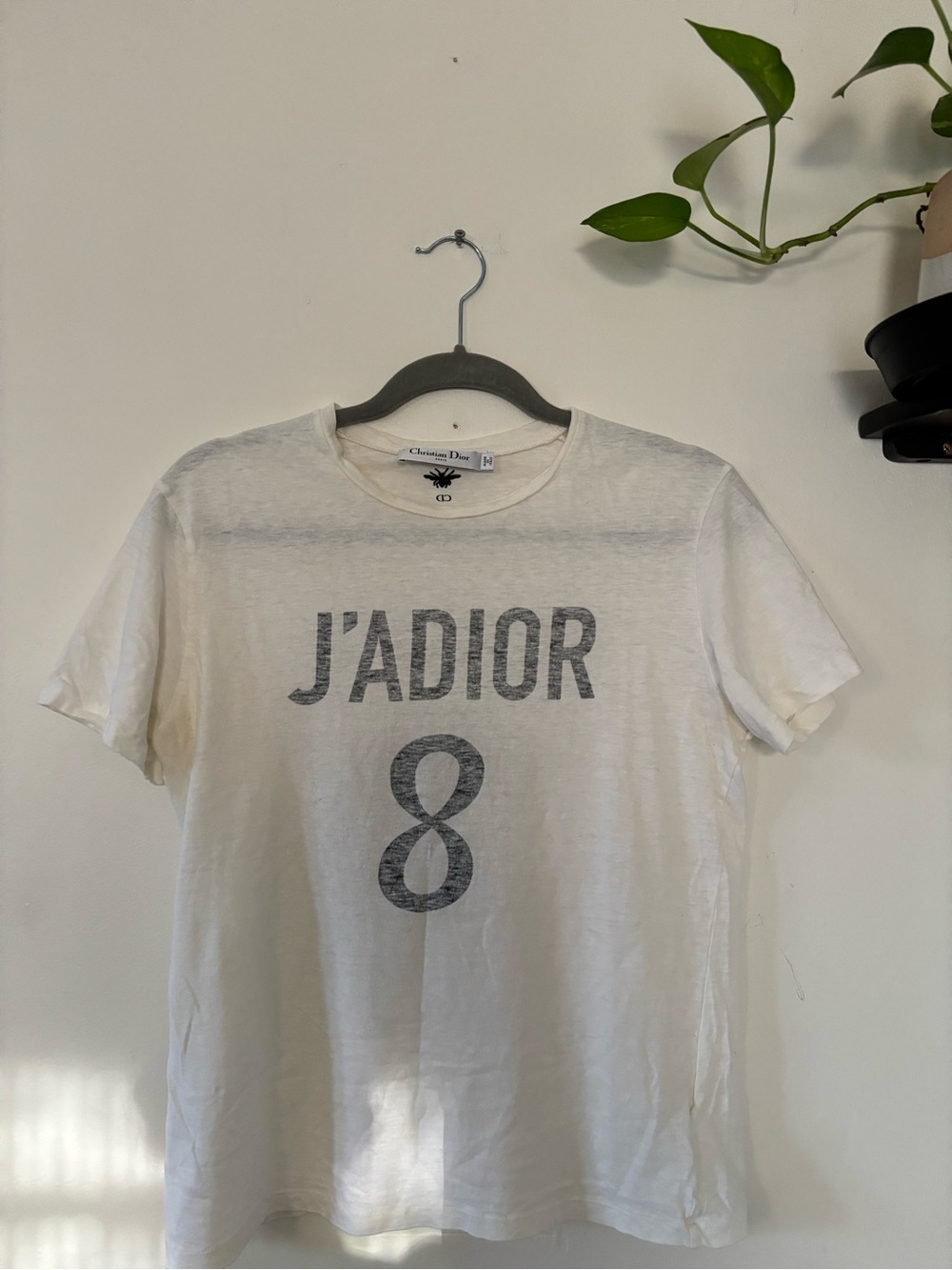 Dior White J'ADIOR 8 Short-Sleeve Graphic Tee